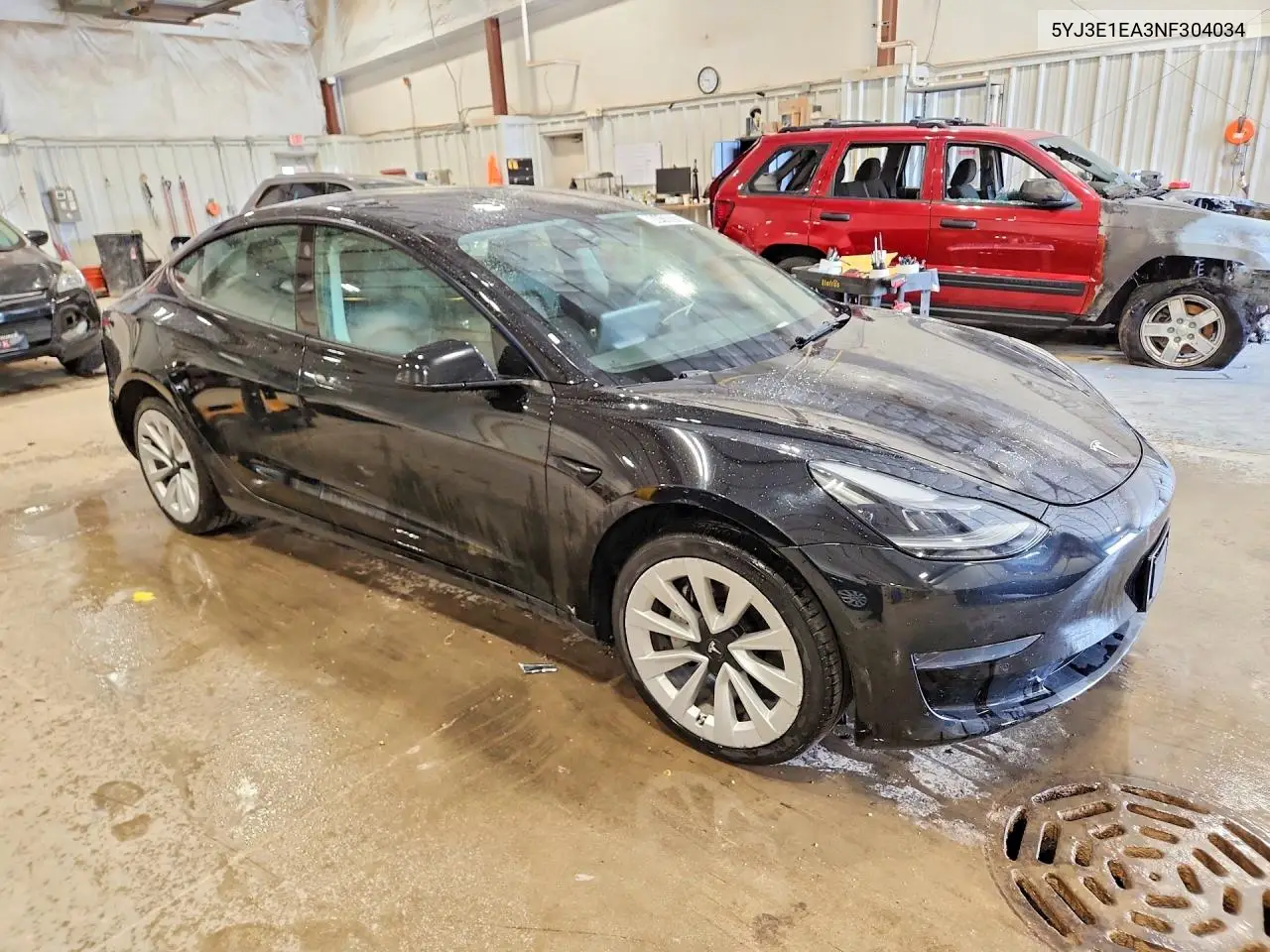 2022 Tesla Model 3 VIN: 5YJ3E1EA3NF304034 Lot: 60418076