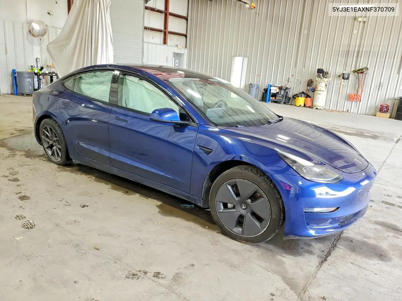 2022 Tesla Model 3 VIN: 5YJ3E1EAXNF370709 Lot: 60488476