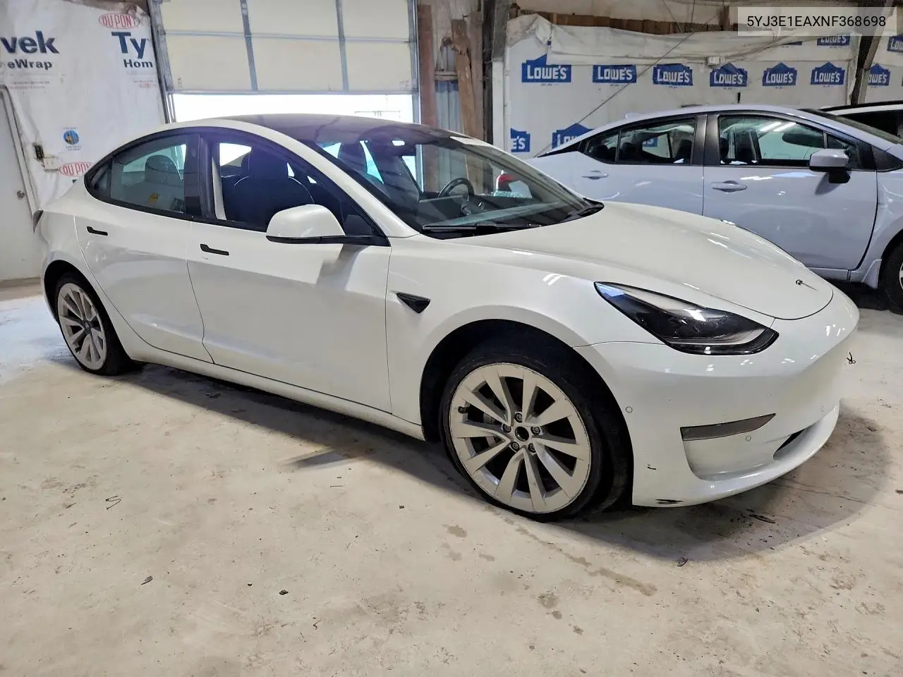 2022 Tesla Model 3 VIN: 5YJ3E1EAXNF368698 Lot: 60530836