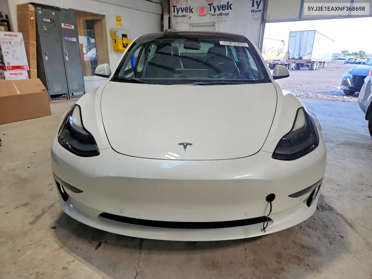 2022 Tesla Model 3 VIN: 5YJ3E1EAXNF368698 Lot: 60530836