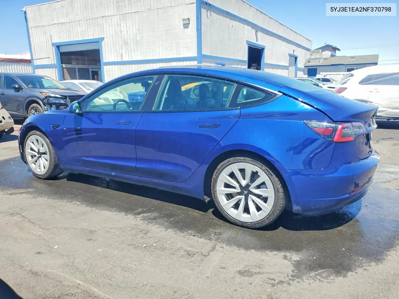 2022 Tesla Model 3 VIN: 5YJ3E1EA2NF370798 Lot: 60625536
