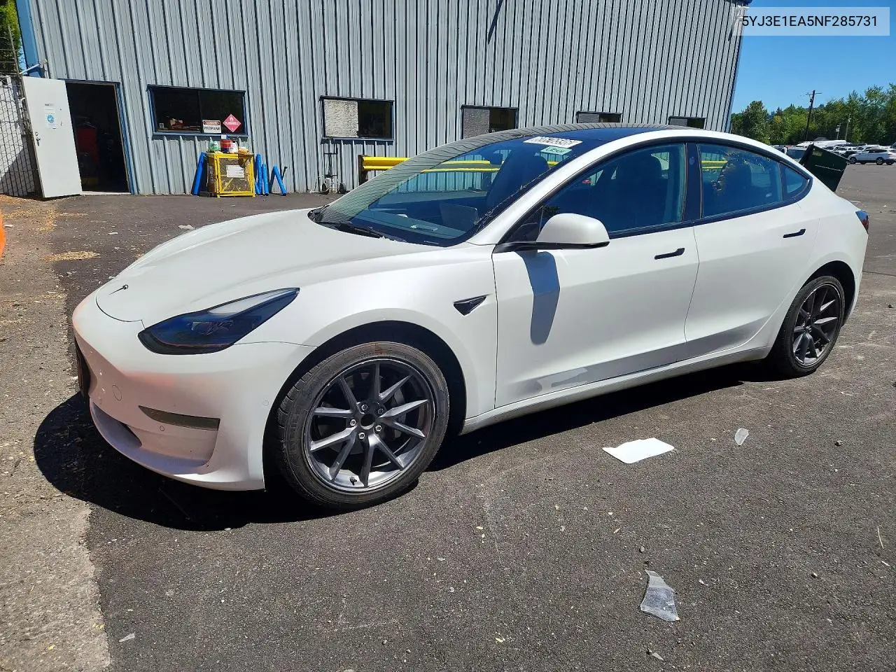 2022 Tesla Model 3 VIN: 5YJ3E1EA5NF285731 Lot: 60676596