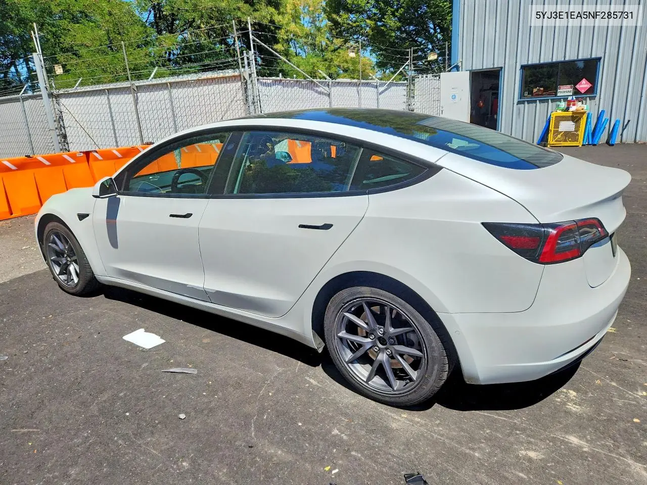 2022 Tesla Model 3 VIN: 5YJ3E1EA5NF285731 Lot: 60676596