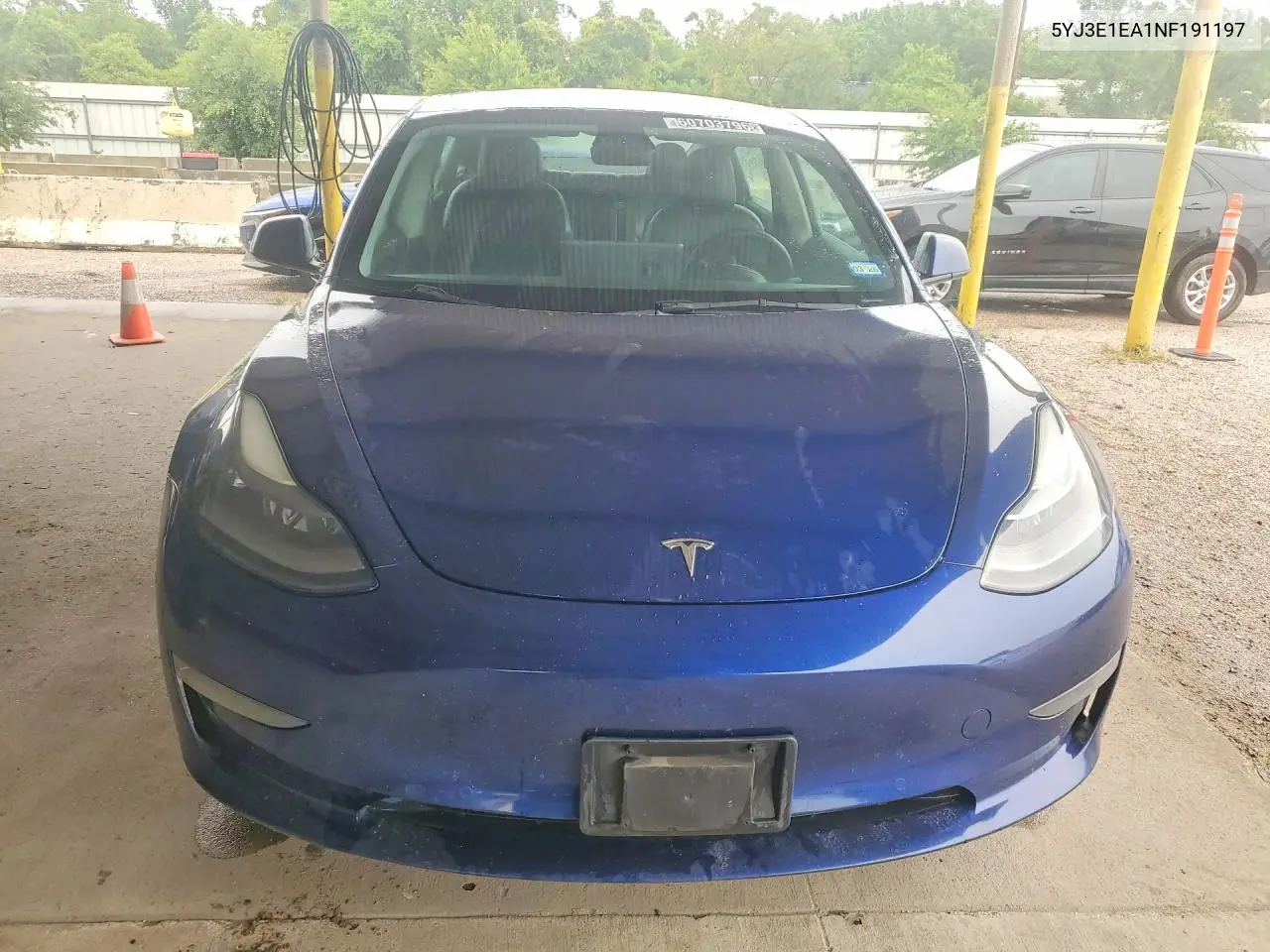 2022 Tesla Model 3 VIN: 5YJ3E1EA1NF191197 Lot: 60703796