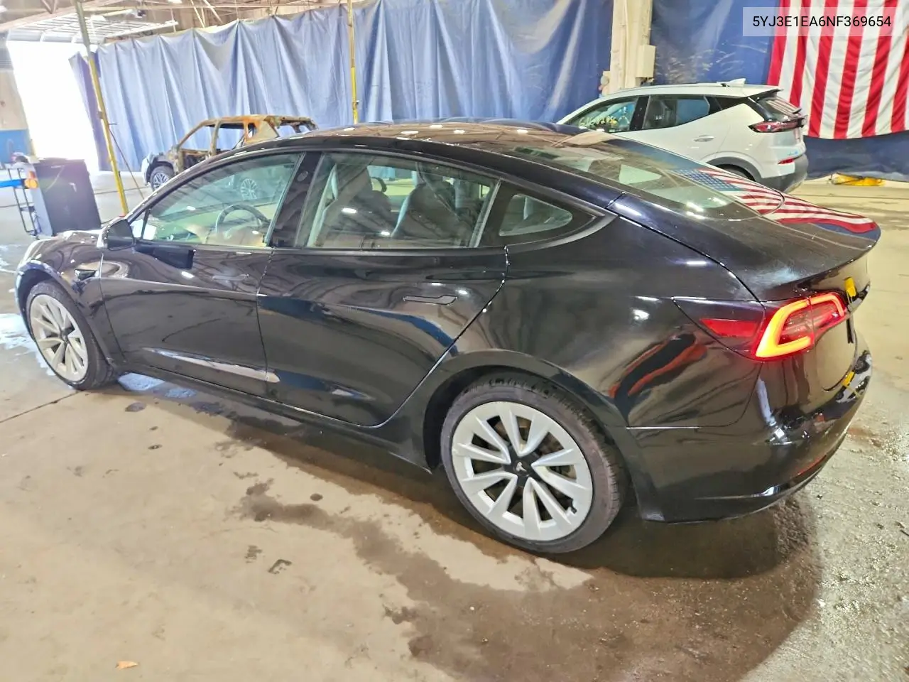 2022 Tesla Model 3 VIN: 5YJ3E1EA6NF369654 Lot: 60793486