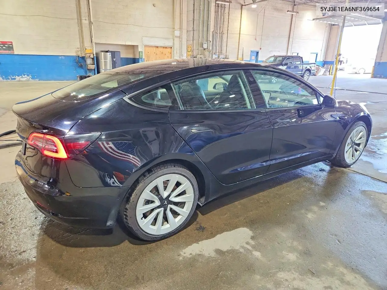 2022 Tesla Model 3 VIN: 5YJ3E1EA6NF369654 Lot: 60793486