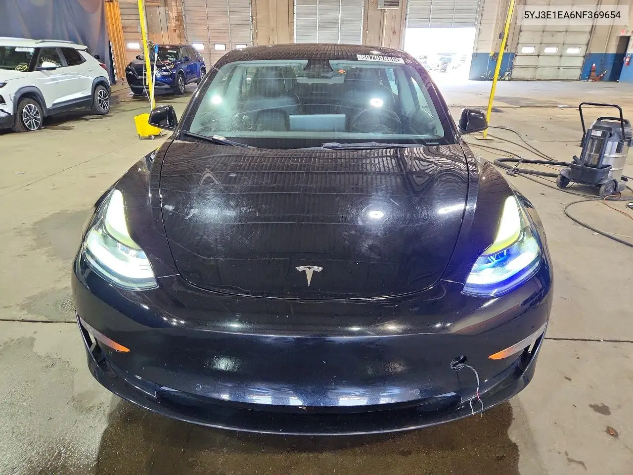 2022 Tesla Model 3 VIN: 5YJ3E1EA6NF369654 Lot: 60793486
