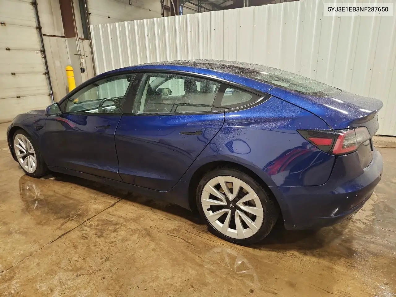 2022 Tesla Model 3 VIN: 5YJ3E1EB3NF287650 Lot: 60813006