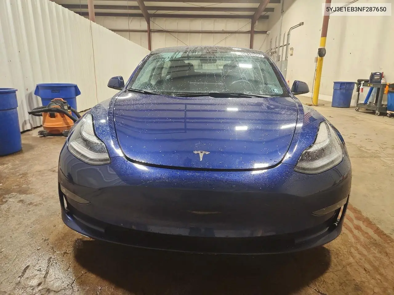 2022 Tesla Model 3 VIN: 5YJ3E1EB3NF287650 Lot: 60813006