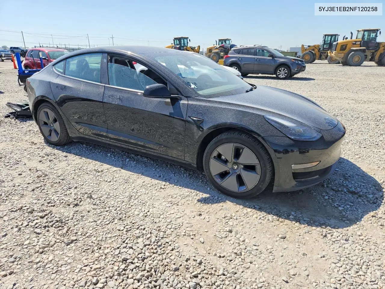 2022 Tesla Model 3 VIN: 5YJ3E1EB2NF120258 Lot: 61064166