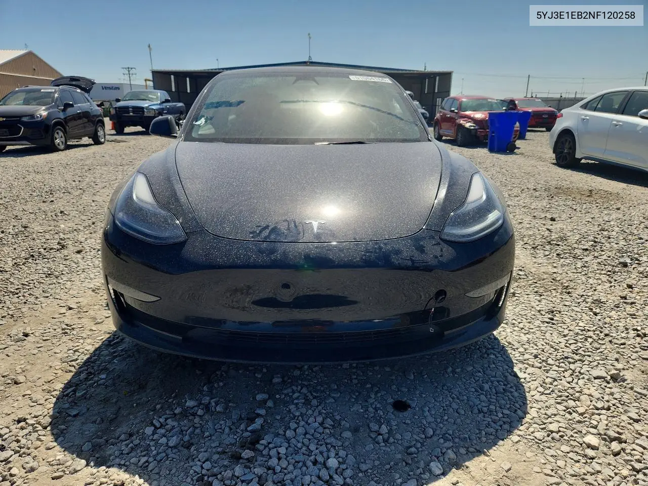 2022 Tesla Model 3 VIN: 5YJ3E1EB2NF120258 Lot: 61064166