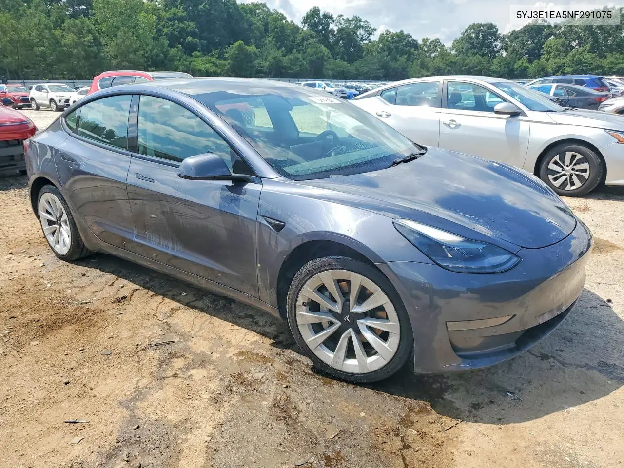 2022 Tesla Model 3 VIN: 5YJ3E1EA5NF291075 Lot: 61229116