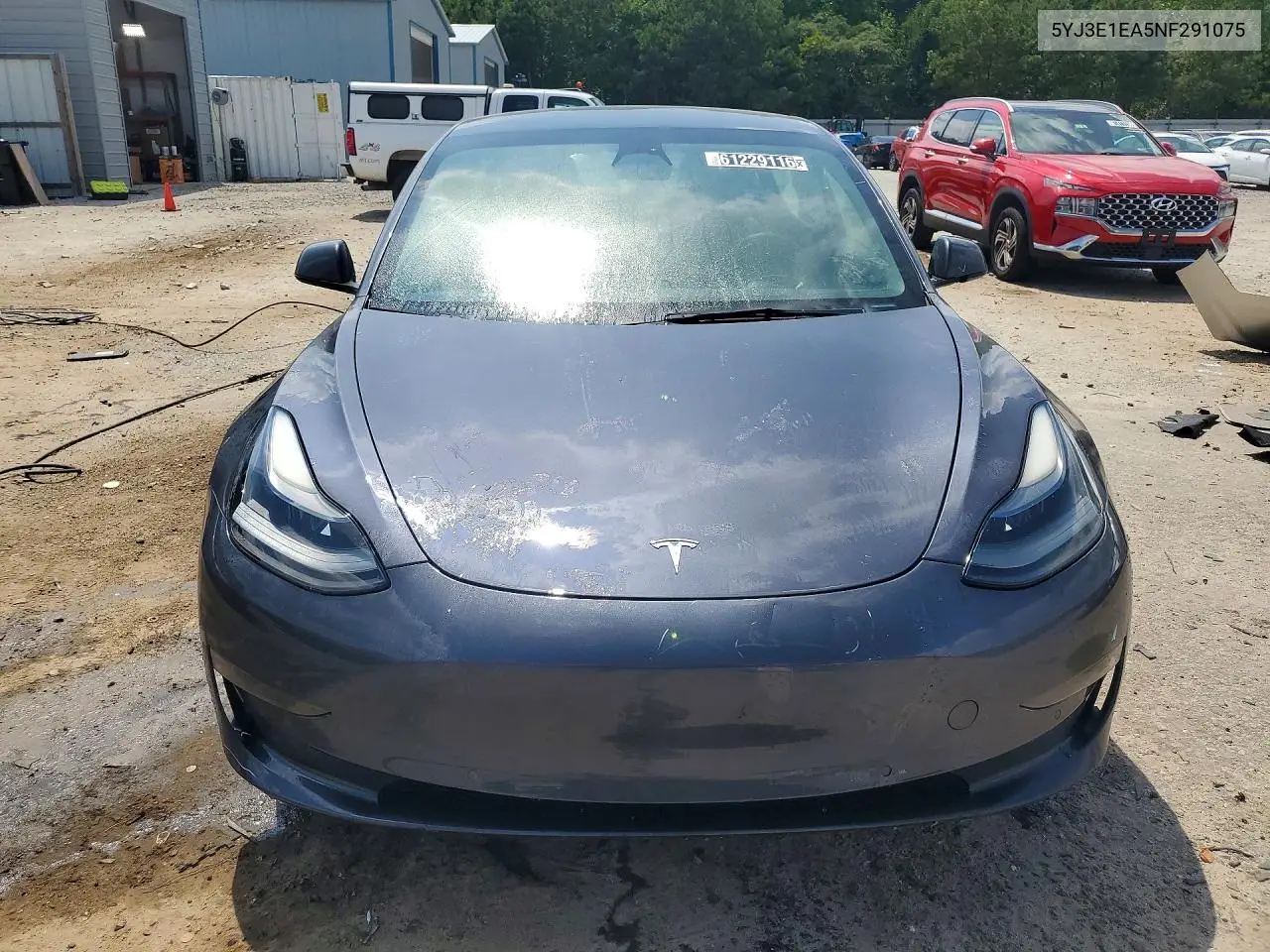 2022 Tesla Model 3 VIN: 5YJ3E1EA5NF291075 Lot: 61229116
