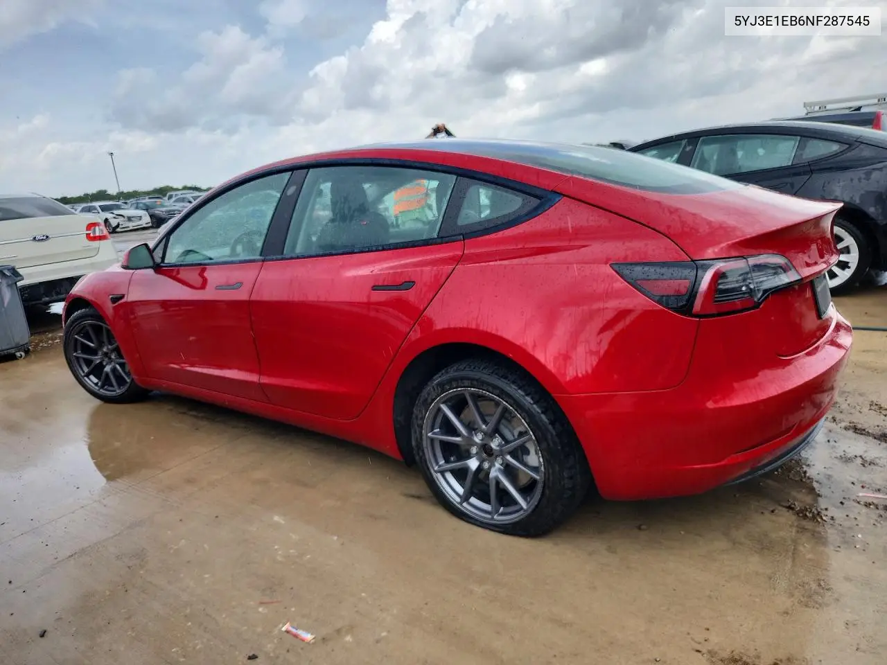 2022 Tesla Model 3 VIN: 5YJ3E1EB6NF287545 Lot: 61356826