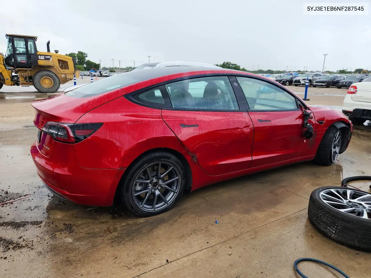 2022 Tesla Model 3 VIN: 5YJ3E1EB6NF287545 Lot: 61356826