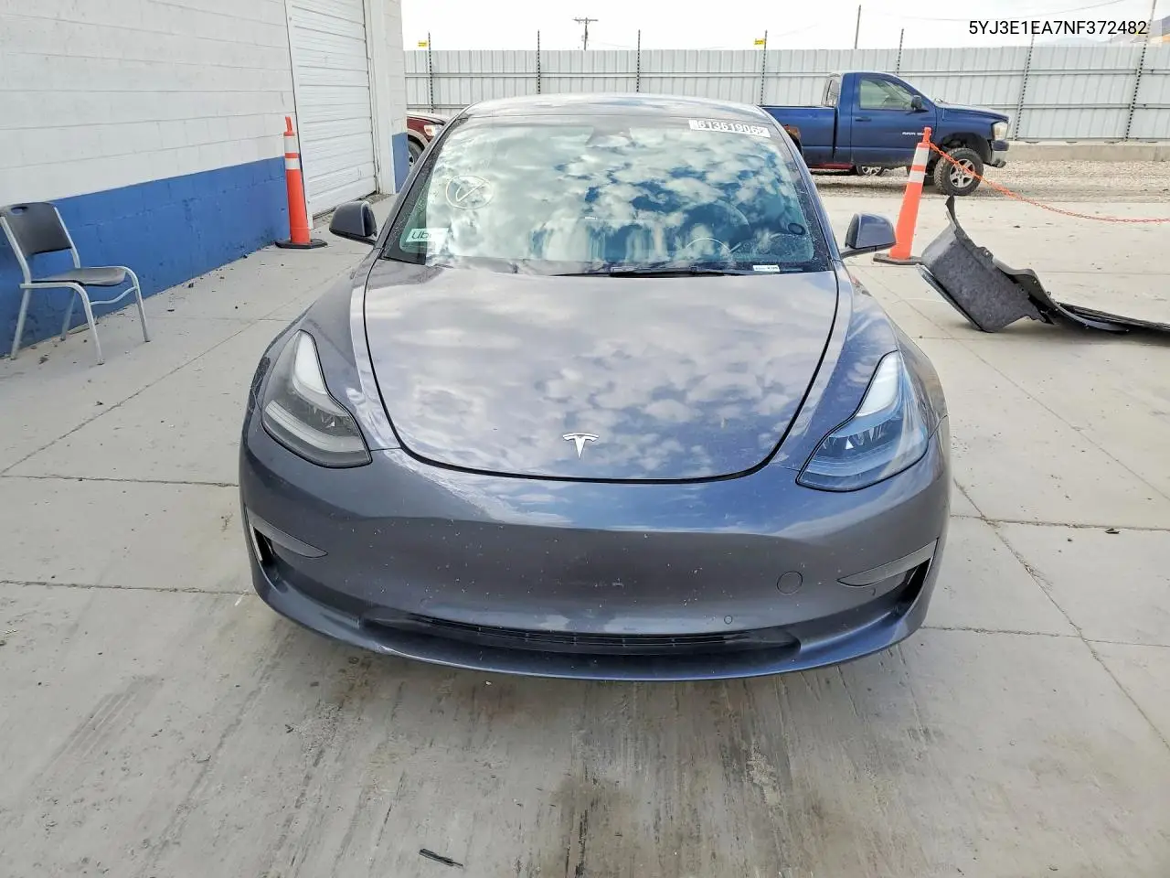 2022 Tesla Model 3 VIN: 5YJ3E1EA7NF372482 Lot: 61361906