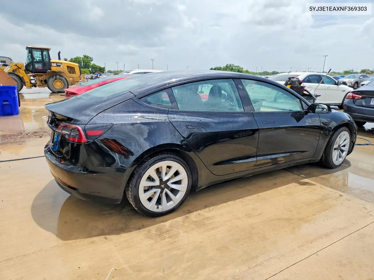 2022 Tesla Model 3 VIN: 5YJ3E1EAXNF369303 Lot: 61398246