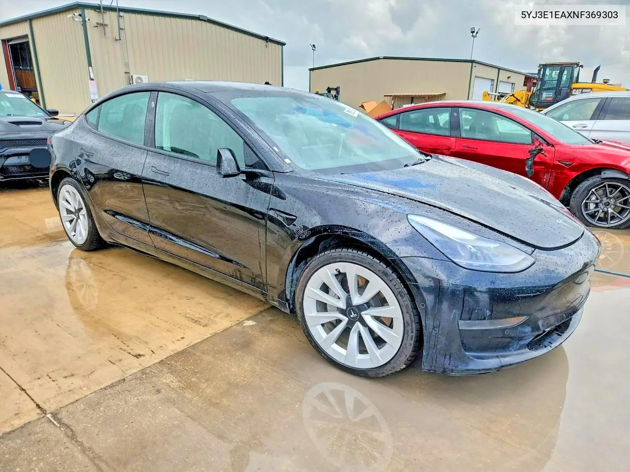 2022 Tesla Model 3 VIN: 5YJ3E1EAXNF369303 Lot: 61398246