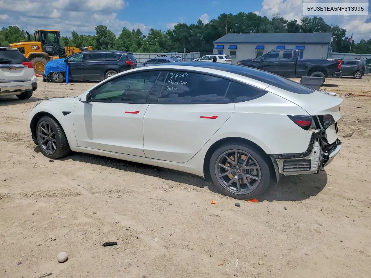 2022 Tesla Model 3 VIN: 5YJ3E1EA5NF313995 Lot: 61546636