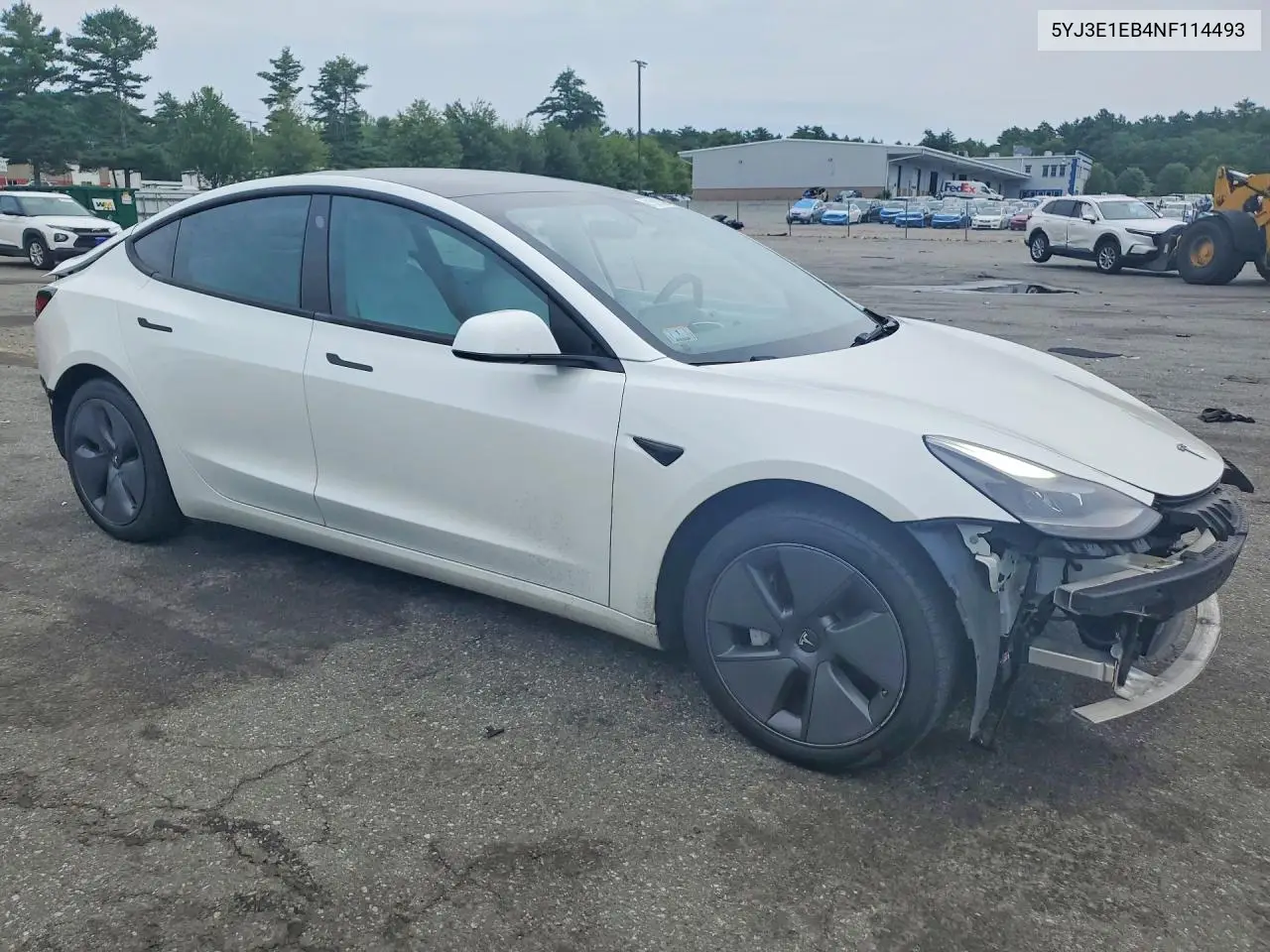 2022 Tesla Model 3 VIN: 5YJ3E1EB4NF114493 Lot: 61561306