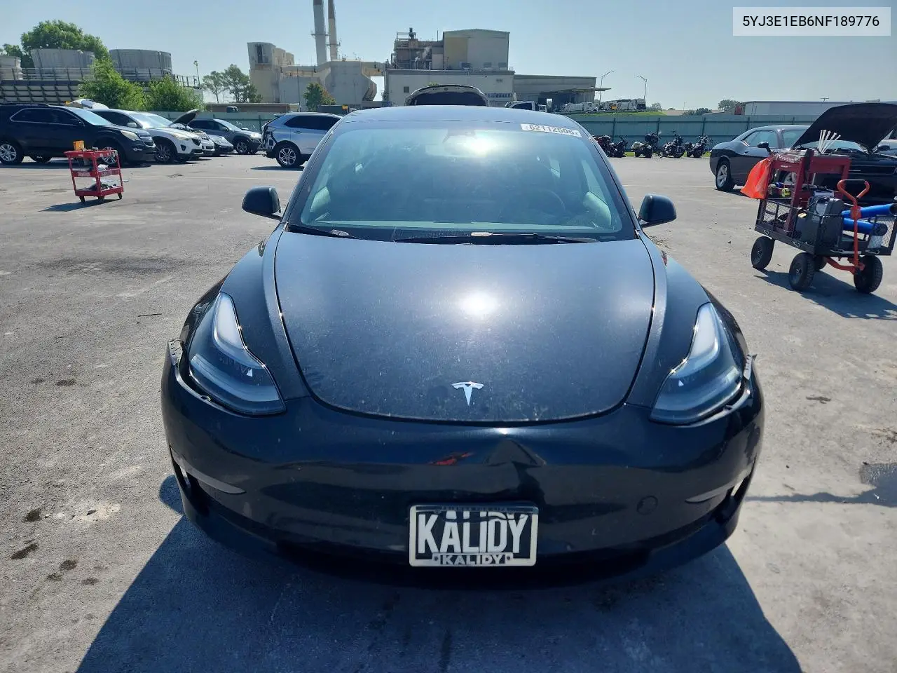 2022 Tesla Model 3 VIN: 5YJ3E1EB6NF189776 Lot: 62112506