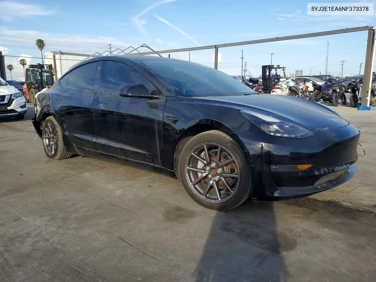5YJ3E1EA6NF373378 2022 Tesla Model 3