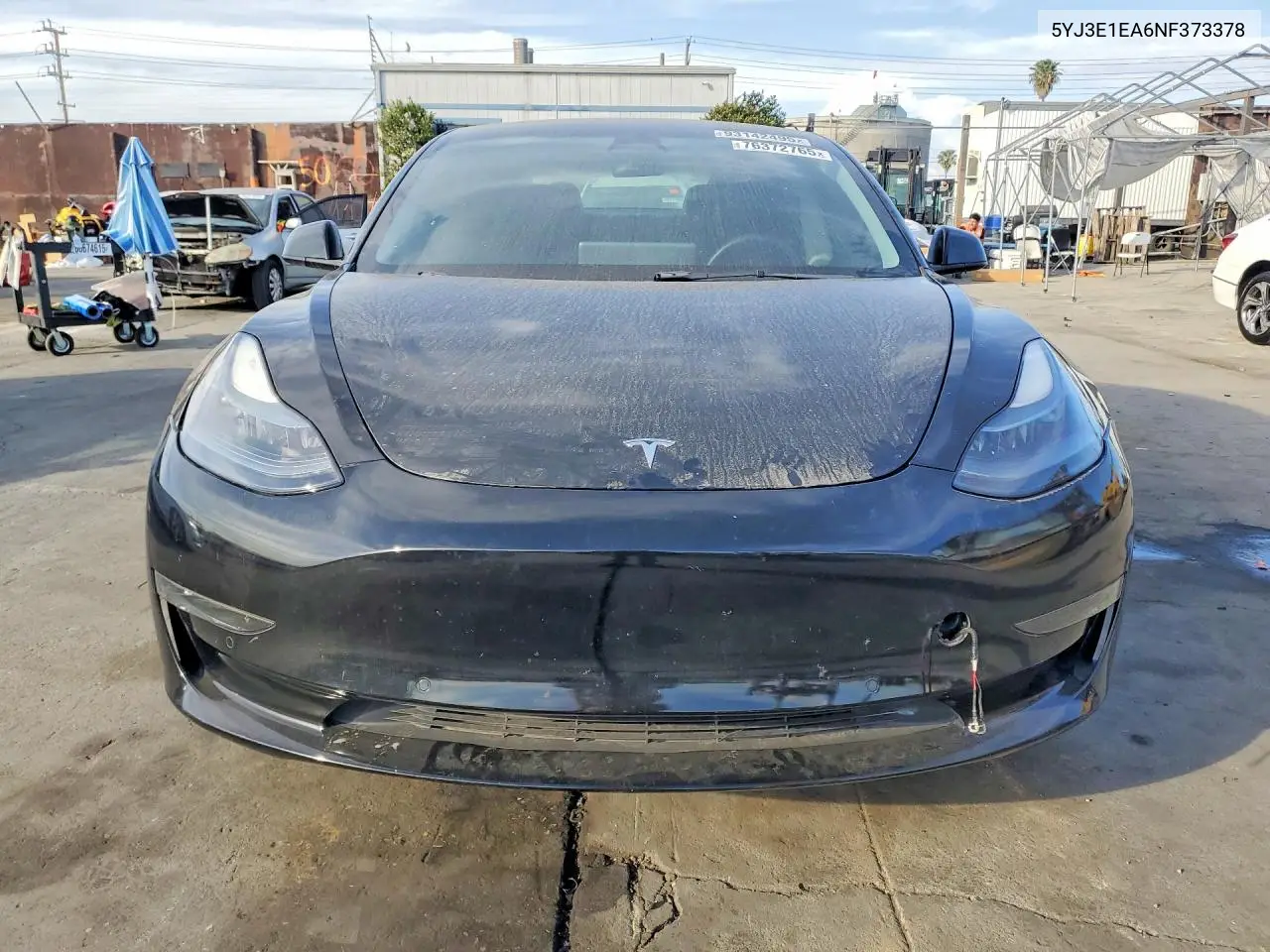 5YJ3E1EA6NF373378 2022 Tesla Model 3