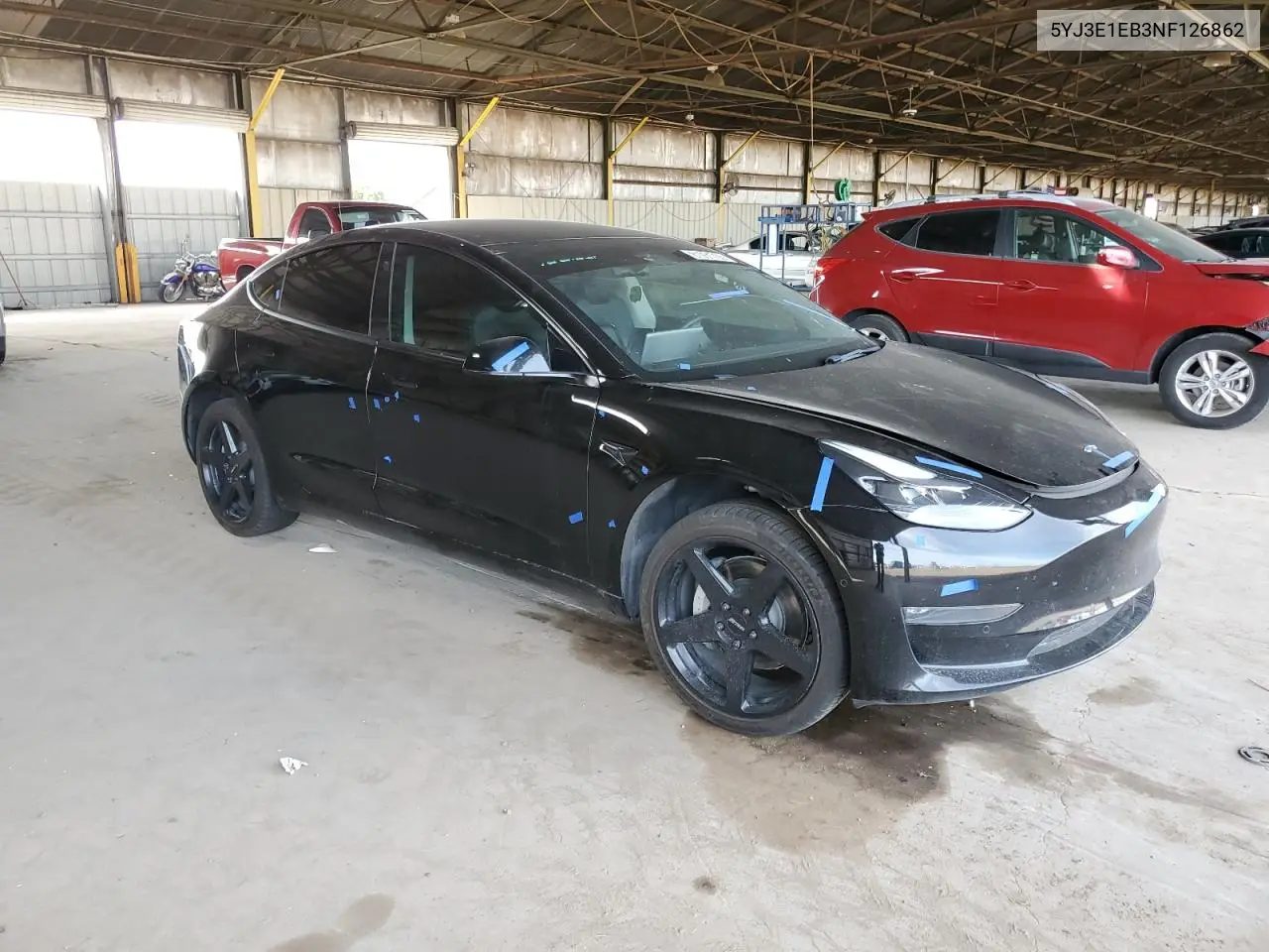 5YJ3E1EB3NF126862 2022 Tesla Model 3
