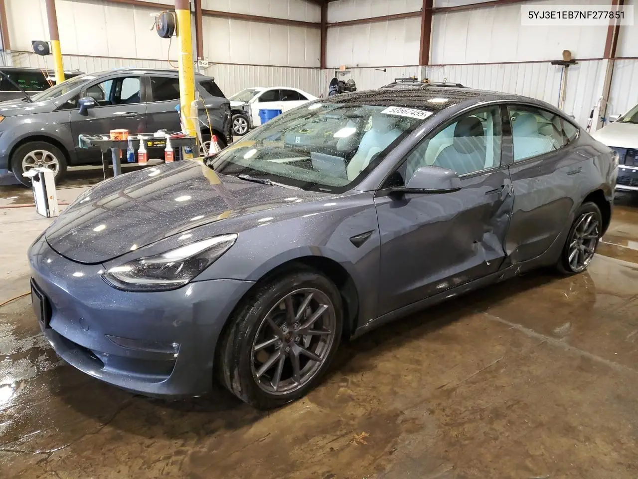 5YJ3E1EB7NF277851 2022 Tesla Model 3