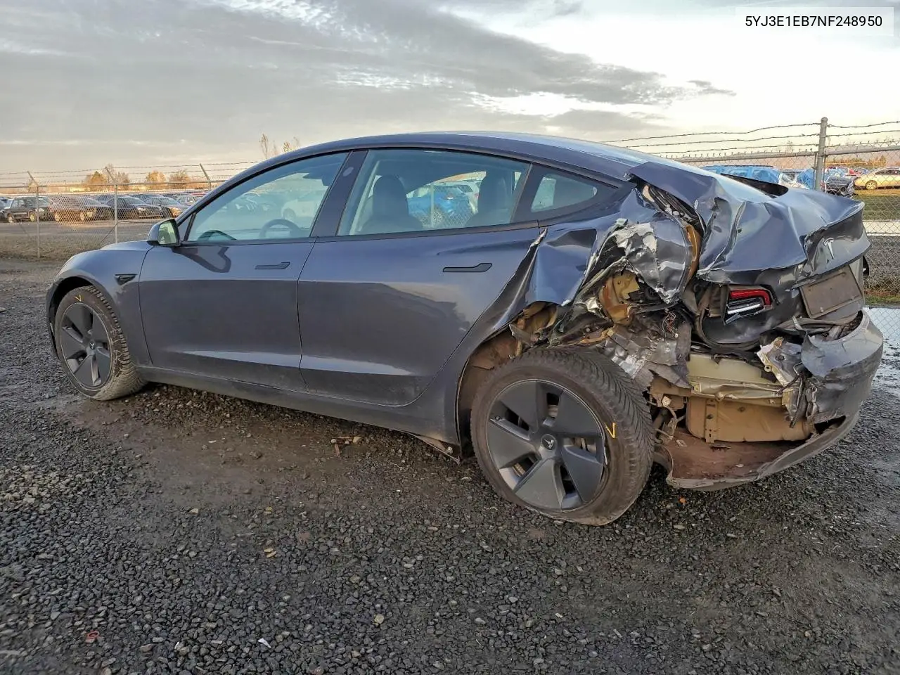 5YJ3E1EB7NF248950 2022 Tesla Model 3