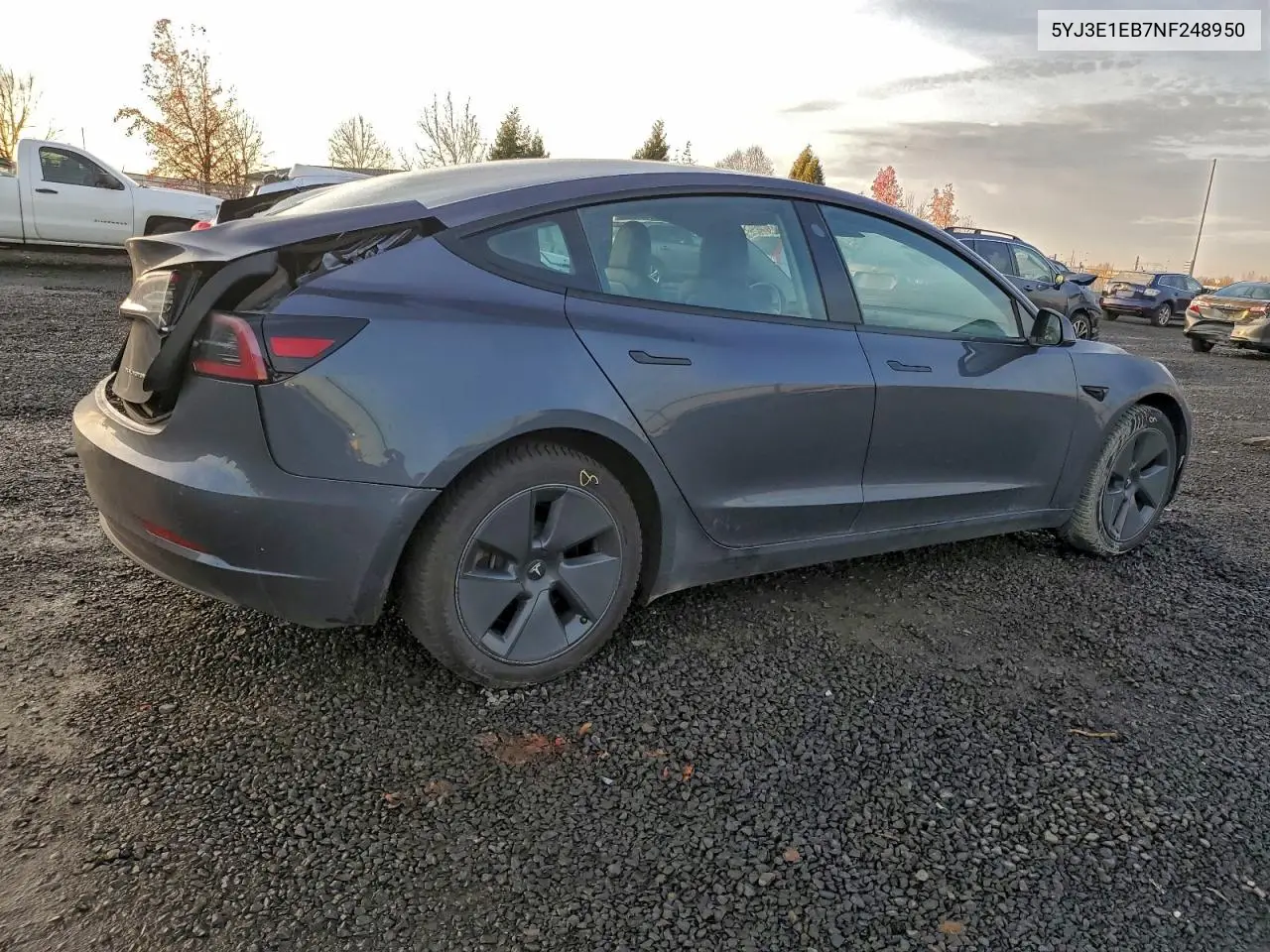 5YJ3E1EB7NF248950 2022 Tesla Model 3