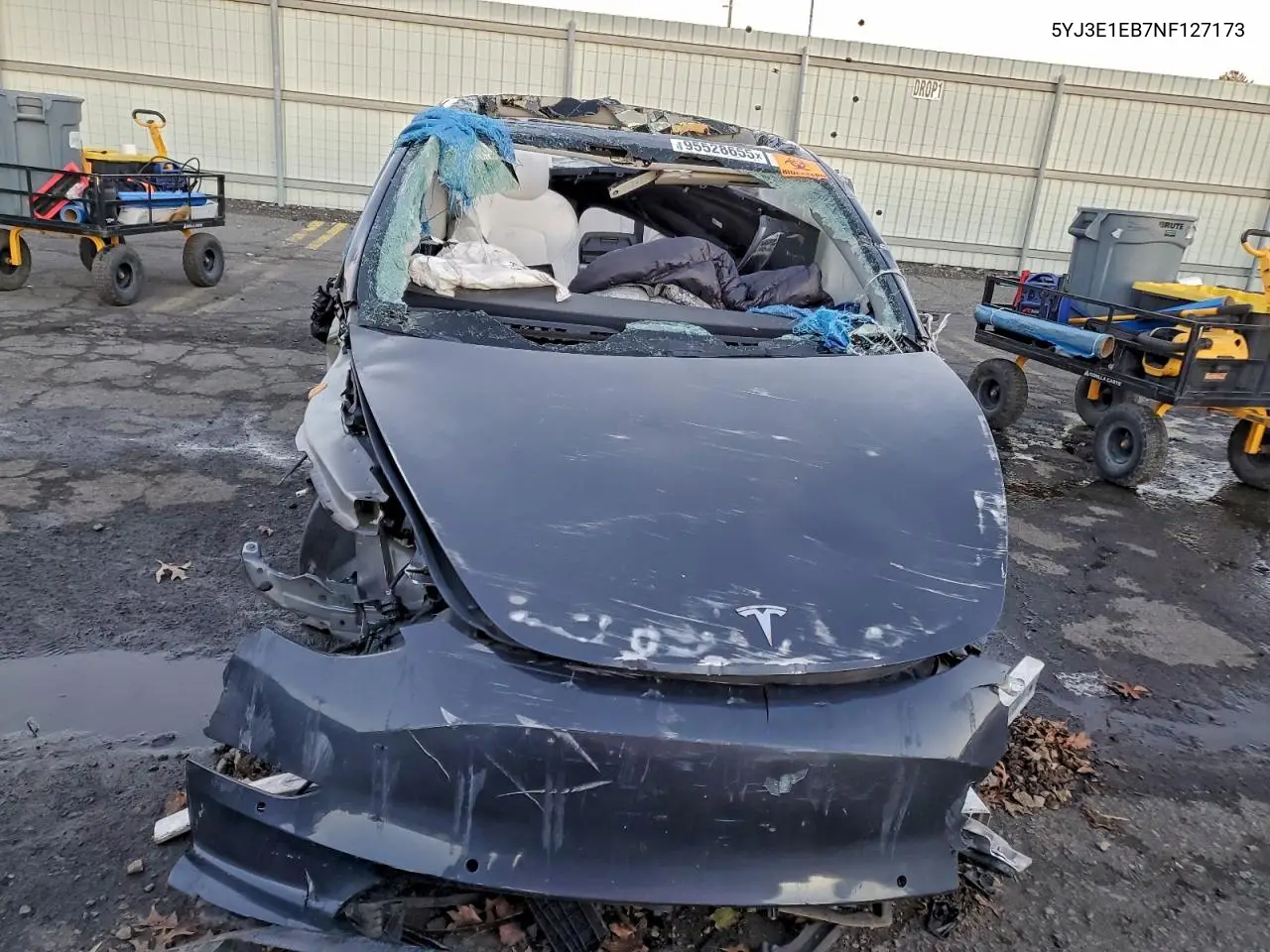5YJ3E1EB7NF127173 2022 Tesla Model 3
