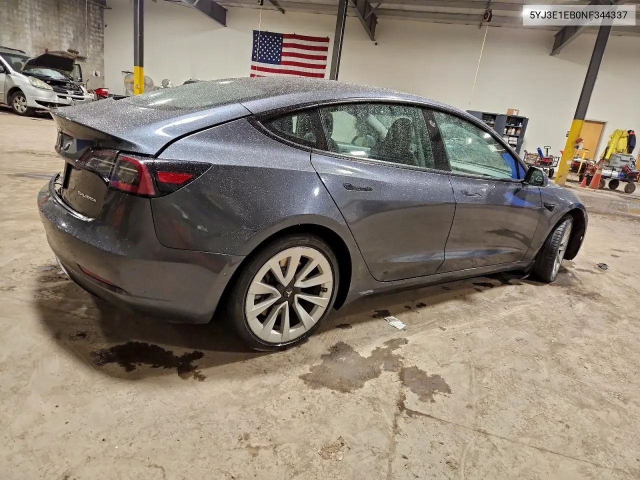 5YJ3E1EB0NF344337 2022 Tesla Model 3