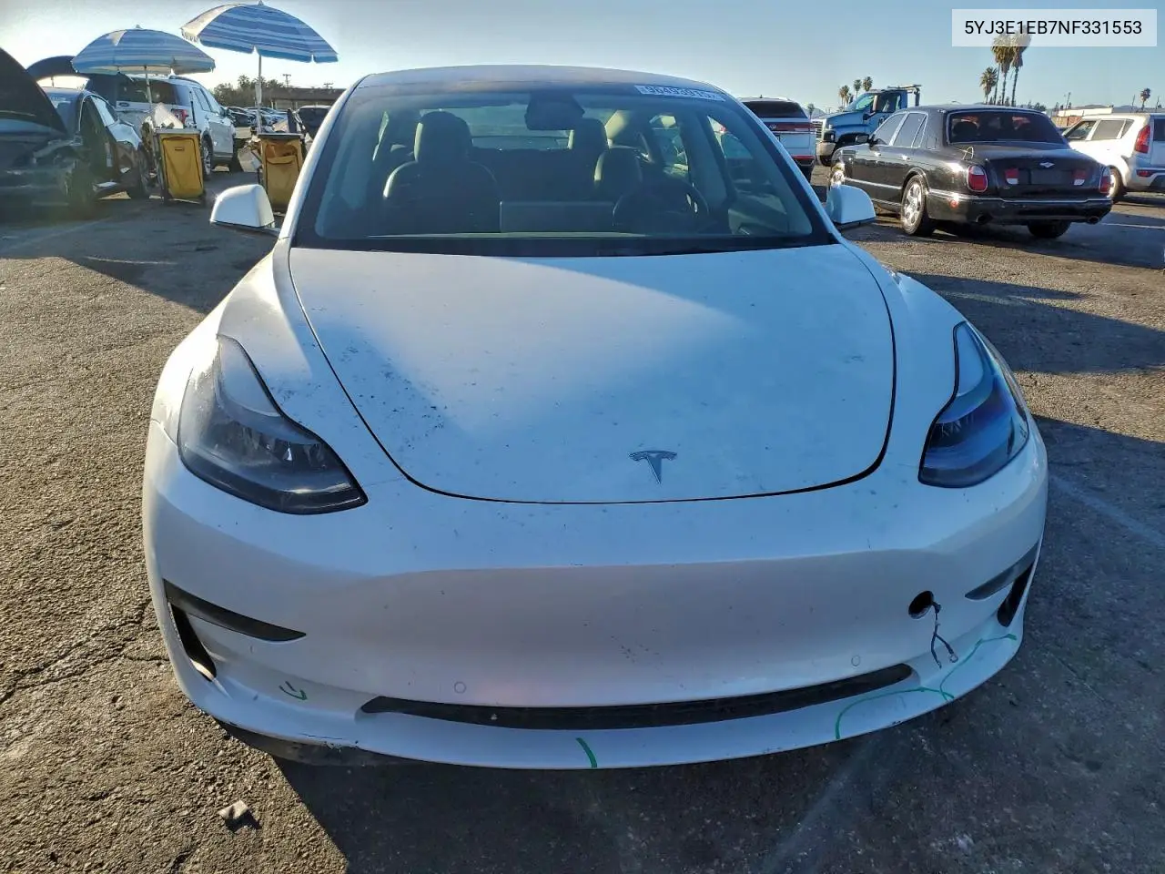 5YJ3E1EB7NF331553 2022 Tesla Model 3