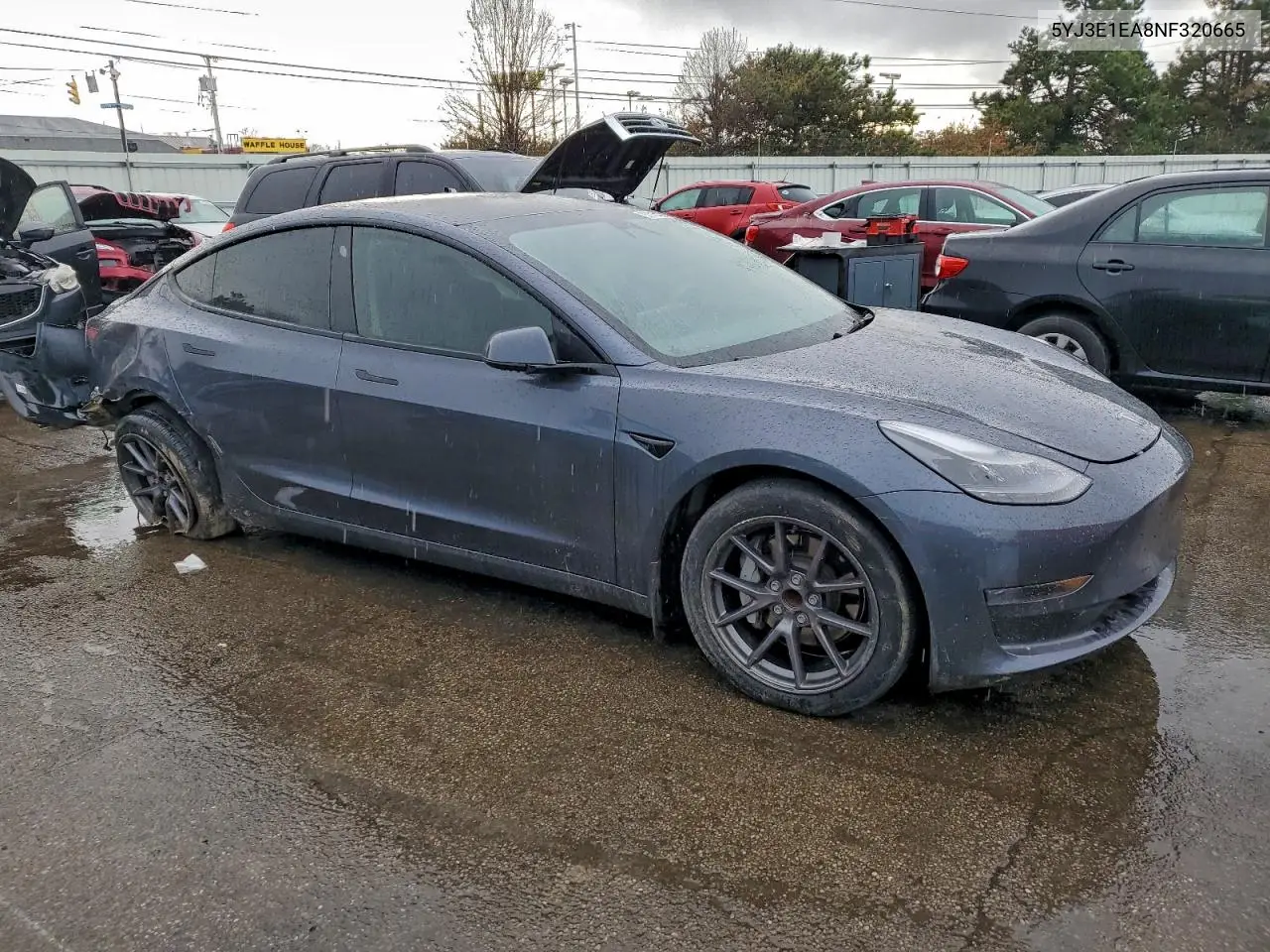 5YJ3E1EA8NF320665 2022 Tesla Model 3