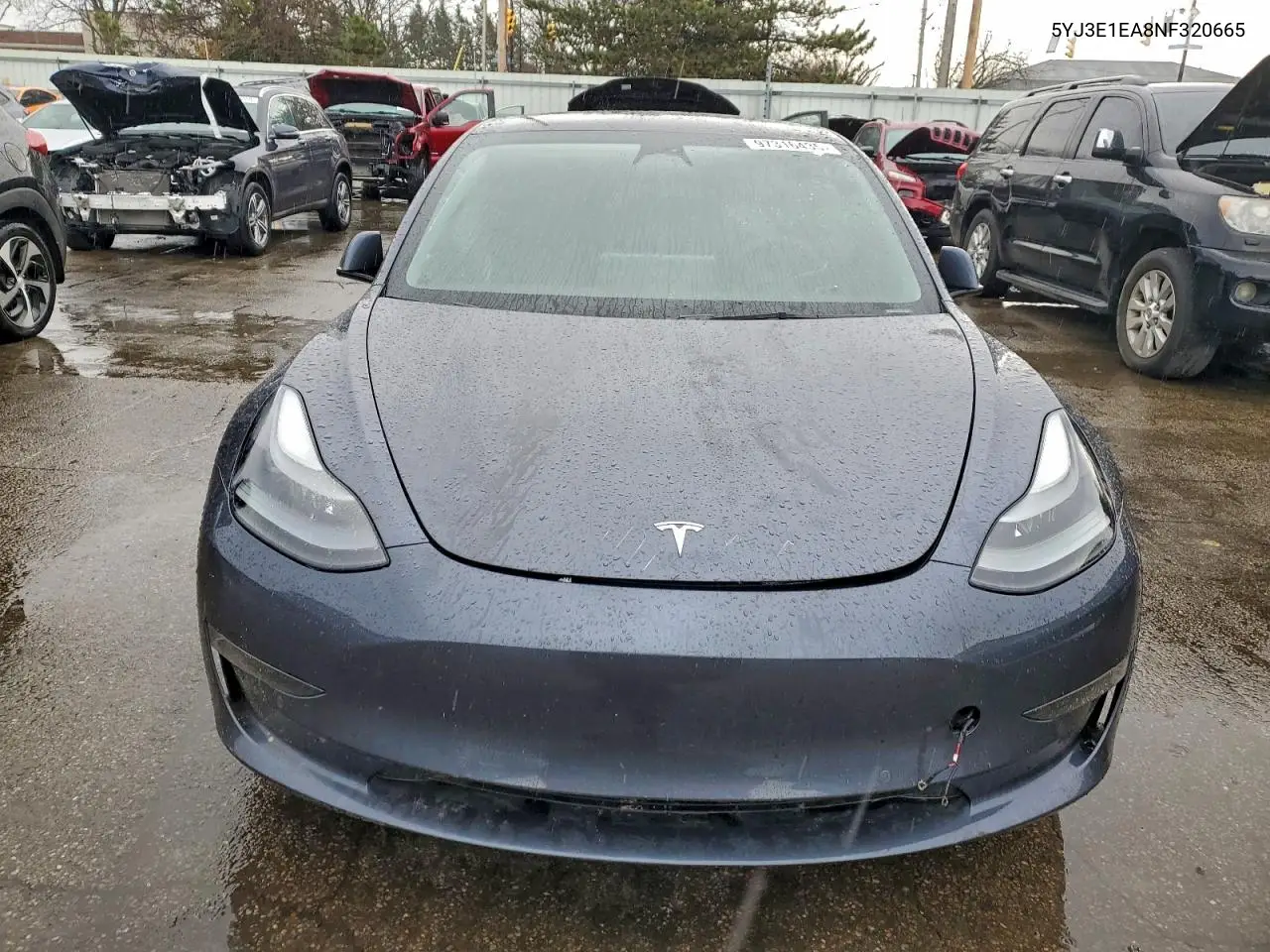 5YJ3E1EA8NF320665 2022 Tesla Model 3