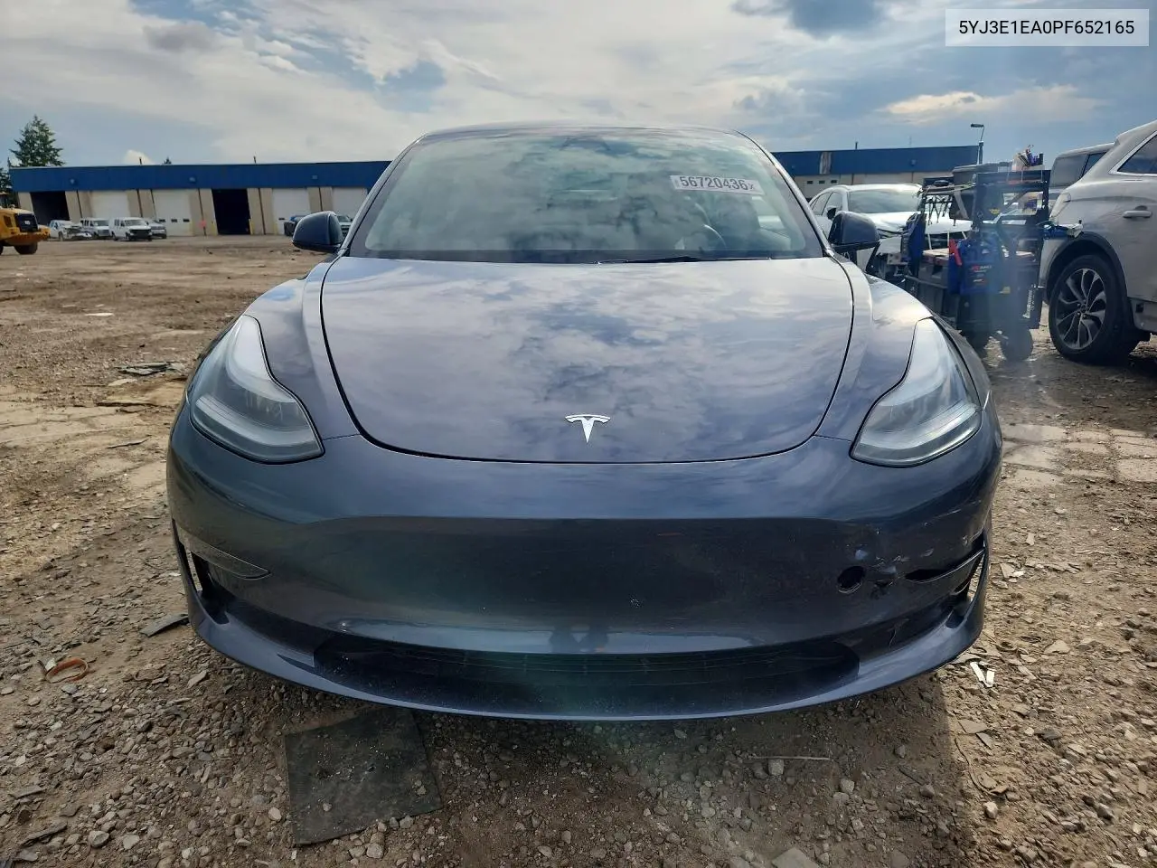 2023 Tesla Model 3 VIN: 5YJ3E1EA0PF652165 Lot: 56720436