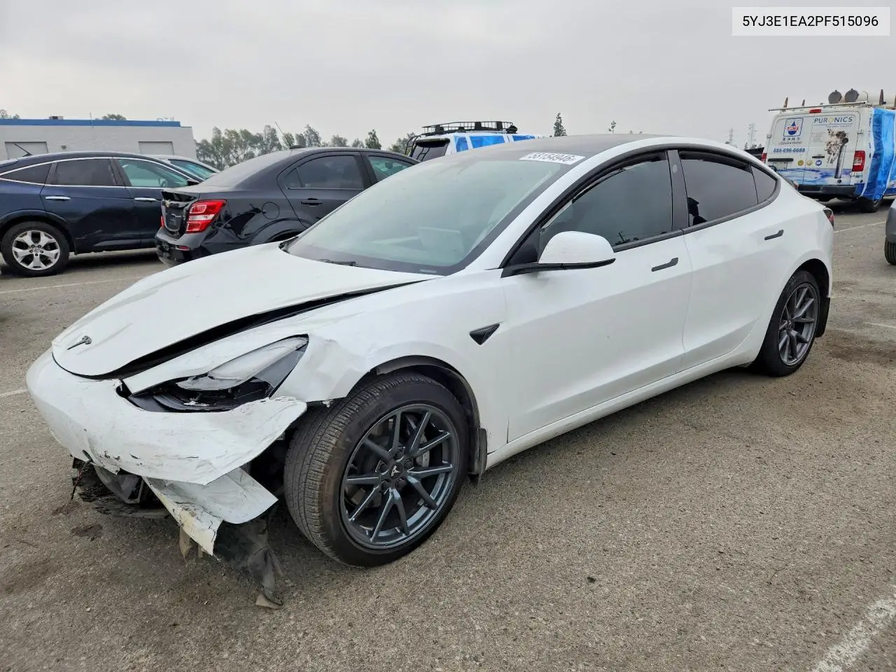2023 Tesla Model 3 VIN: 5YJ3E1EA2PF515096 Lot: 58154946