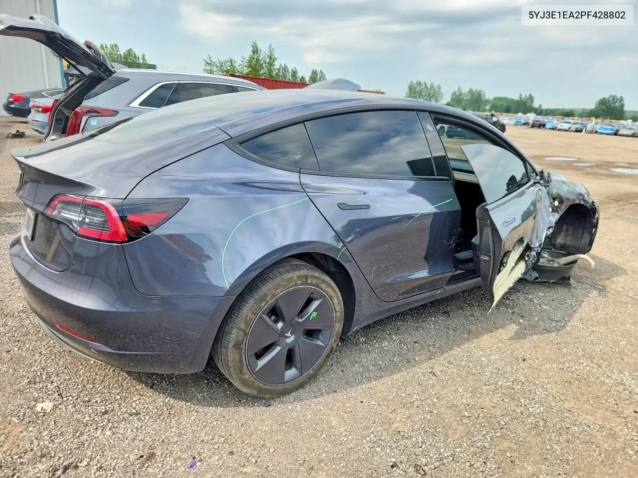 2023 Tesla Model 3 VIN: 5YJ3E1EA2PF428802 Lot: 58963106