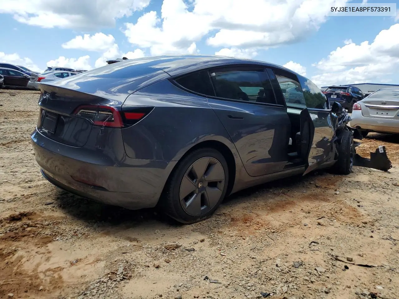 2023 Tesla Model 3 VIN: 5YJ3E1EA8PF573391 Lot: 60203416