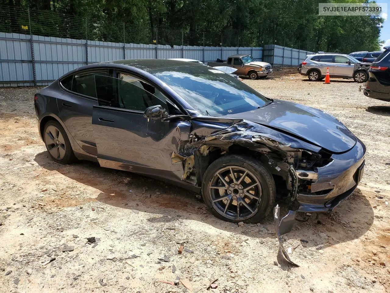 2023 Tesla Model 3 VIN: 5YJ3E1EA8PF573391 Lot: 60203416