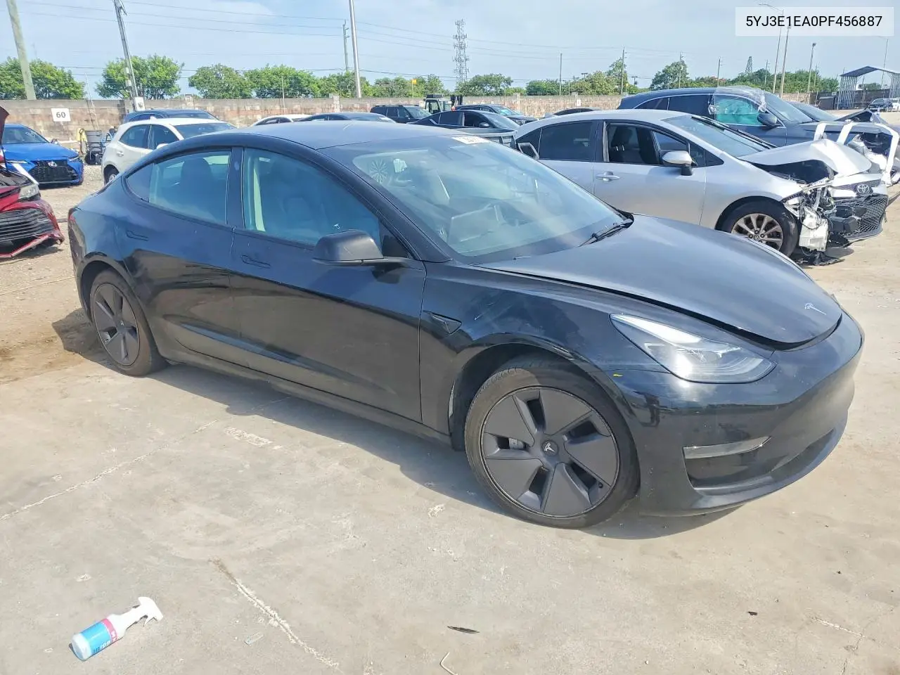 2023 Tesla Model 3 VIN: 5YJ3E1EA0PF456887 Lot: 60765536