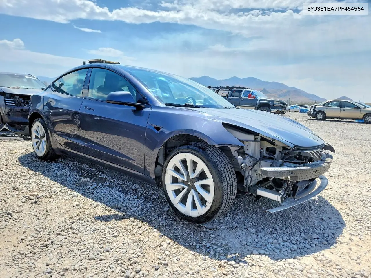 2023 Tesla Model 3 VIN: 5YJ3E1EA7PF454554 Lot: 60878946