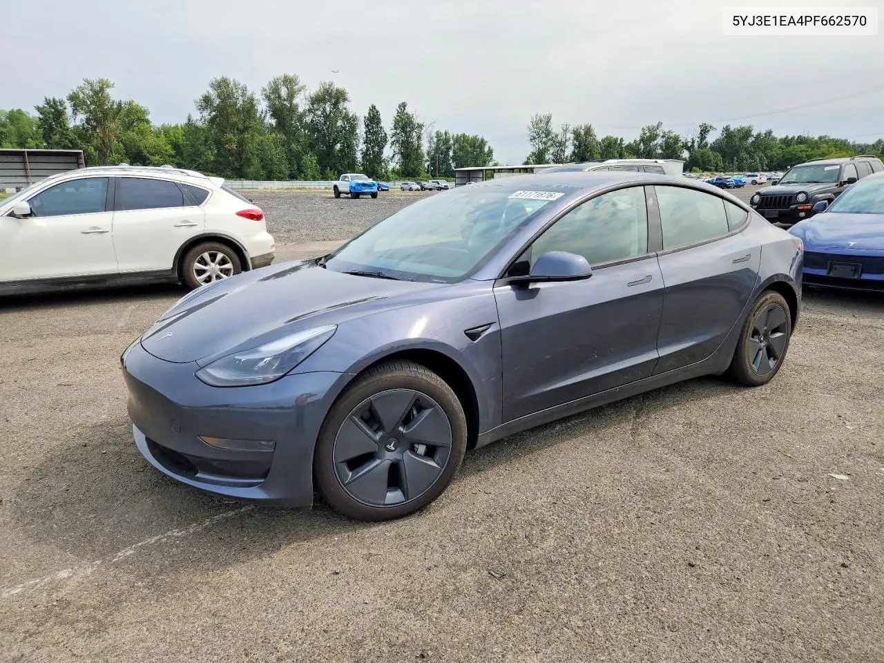 2023 Tesla Model 3 VIN: 5YJ3E1EA4PF662570 Lot: 61171876