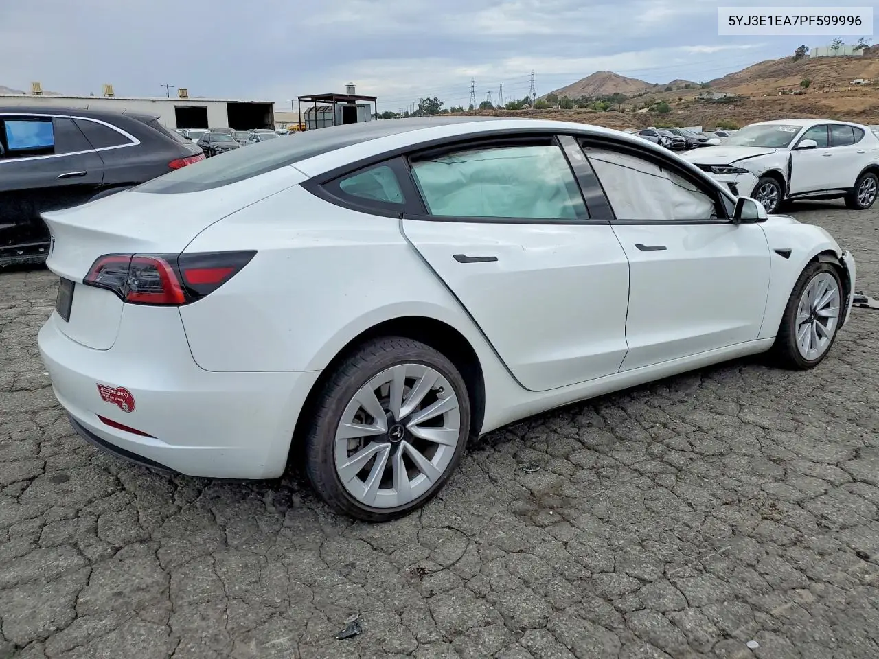 2023 Tesla Model 3 VIN: 5YJ3E1EA7PF599996 Lot: 61408926
