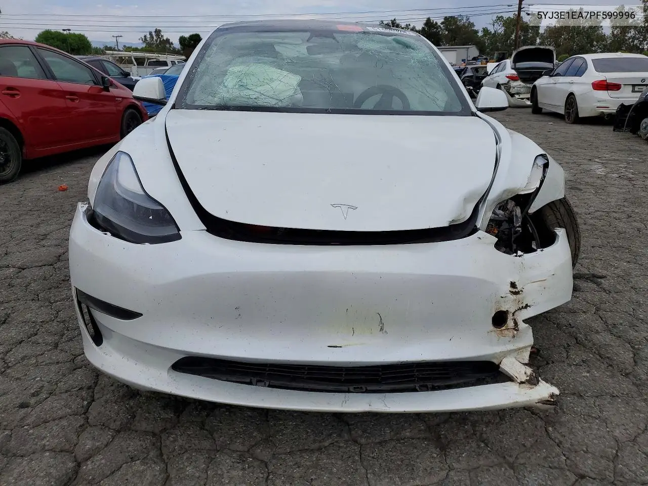 2023 Tesla Model 3 VIN: 5YJ3E1EA7PF599996 Lot: 61408926