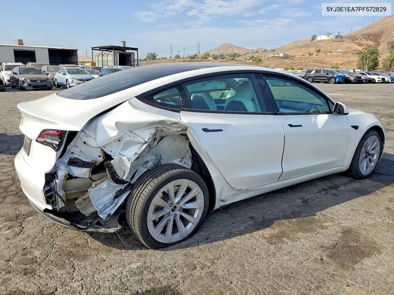 2023 Tesla Model 3 VIN: 5YJ3E1EA7PF572829 Lot: 61558716