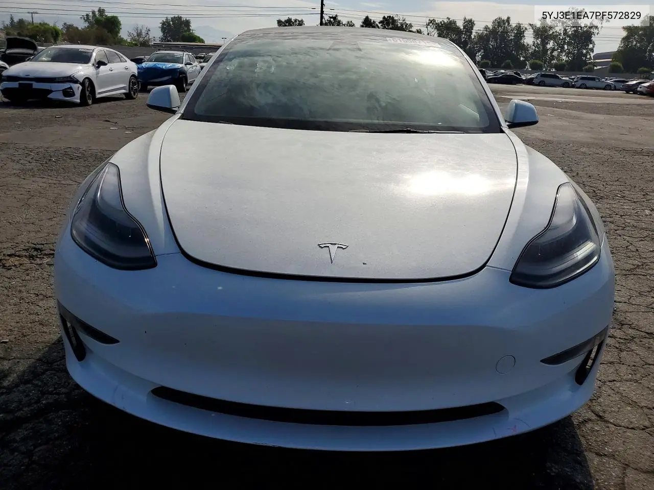 2023 Tesla Model 3 VIN: 5YJ3E1EA7PF572829 Lot: 61558716