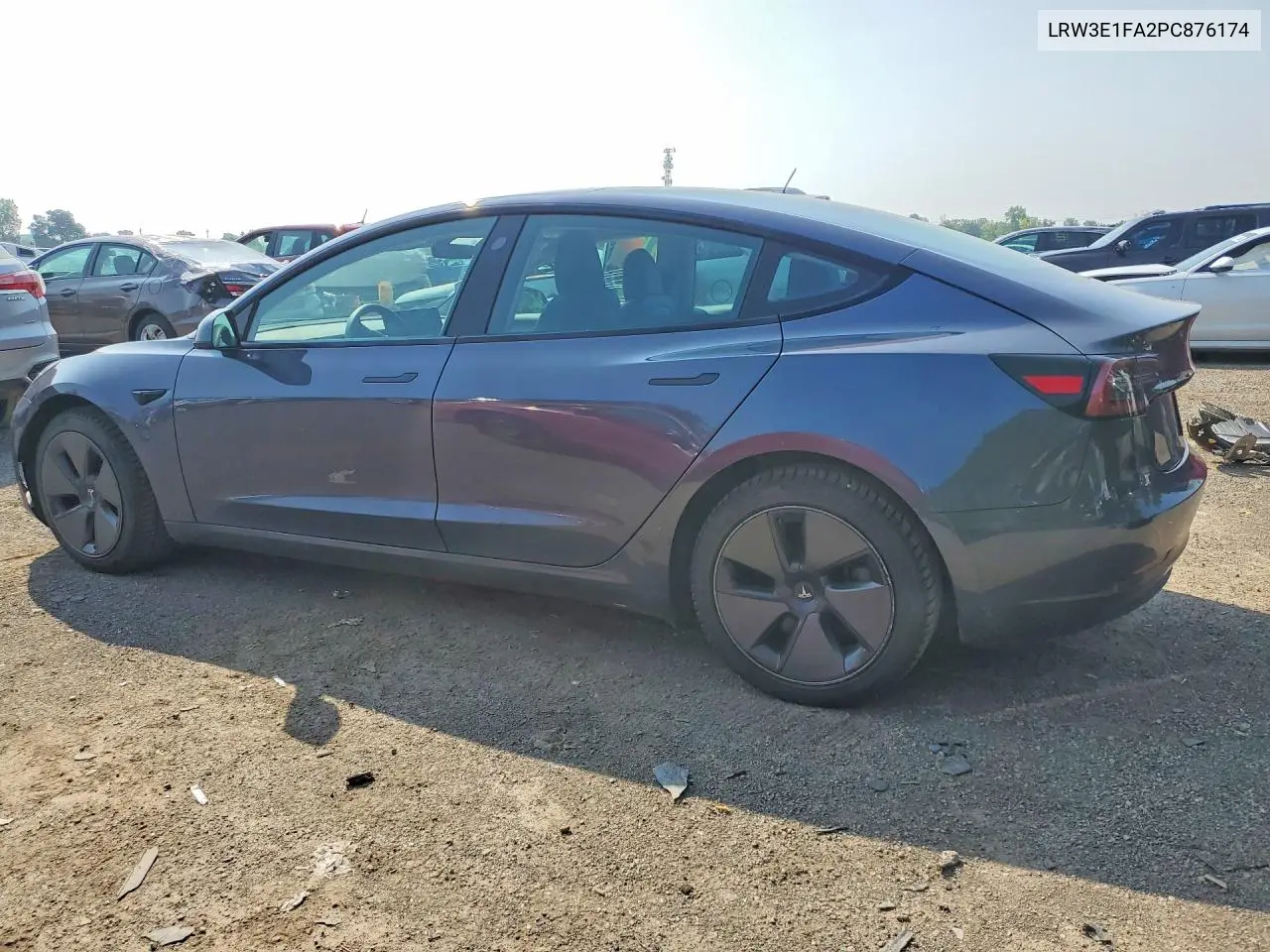 2023 Tesla Model 3 VIN: LRW3E1FA2PC876174 Lot: 61613486