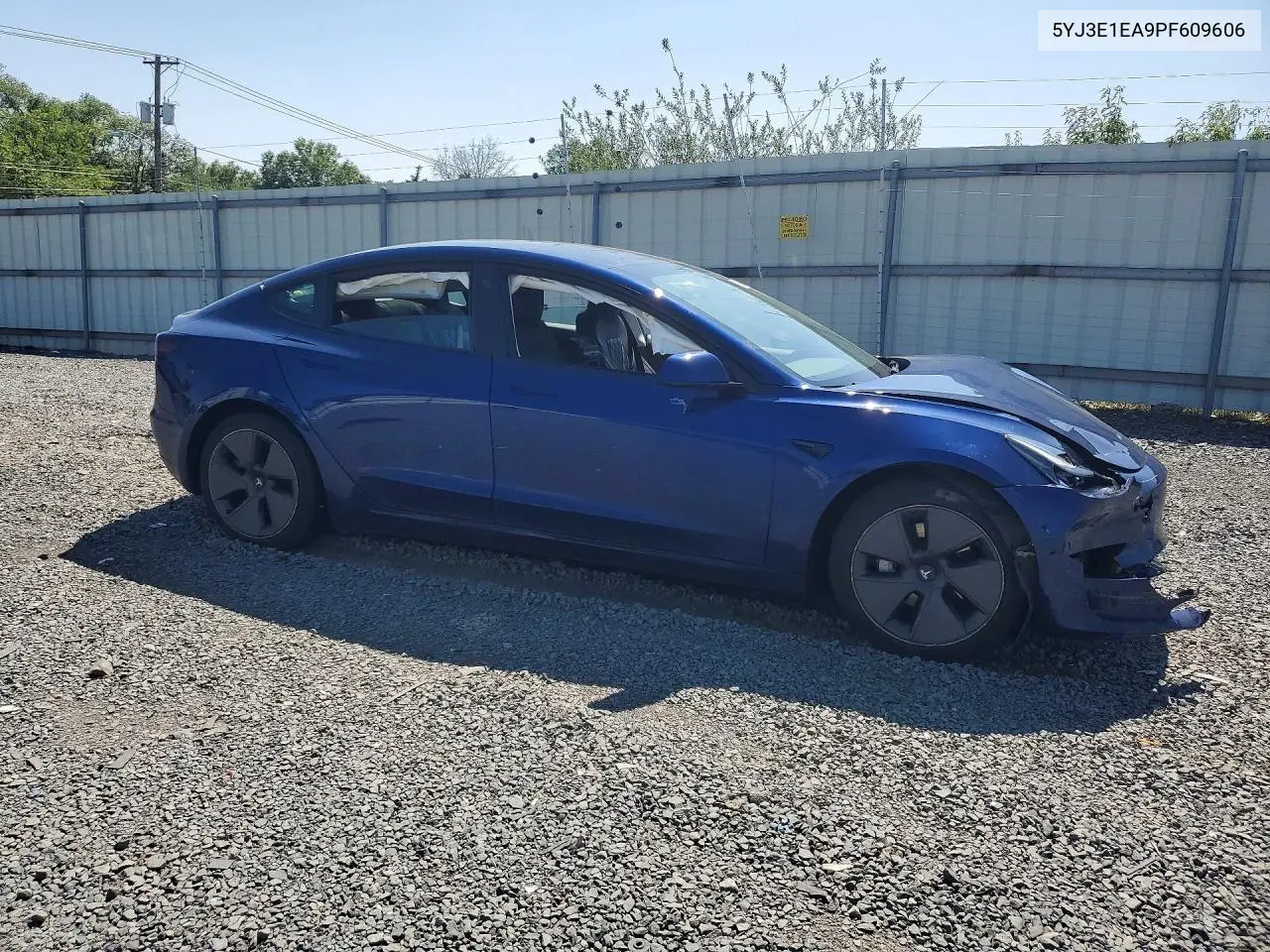2023 Tesla Model 3 VIN: 5YJ3E1EA9PF609606 Lot: 61621446